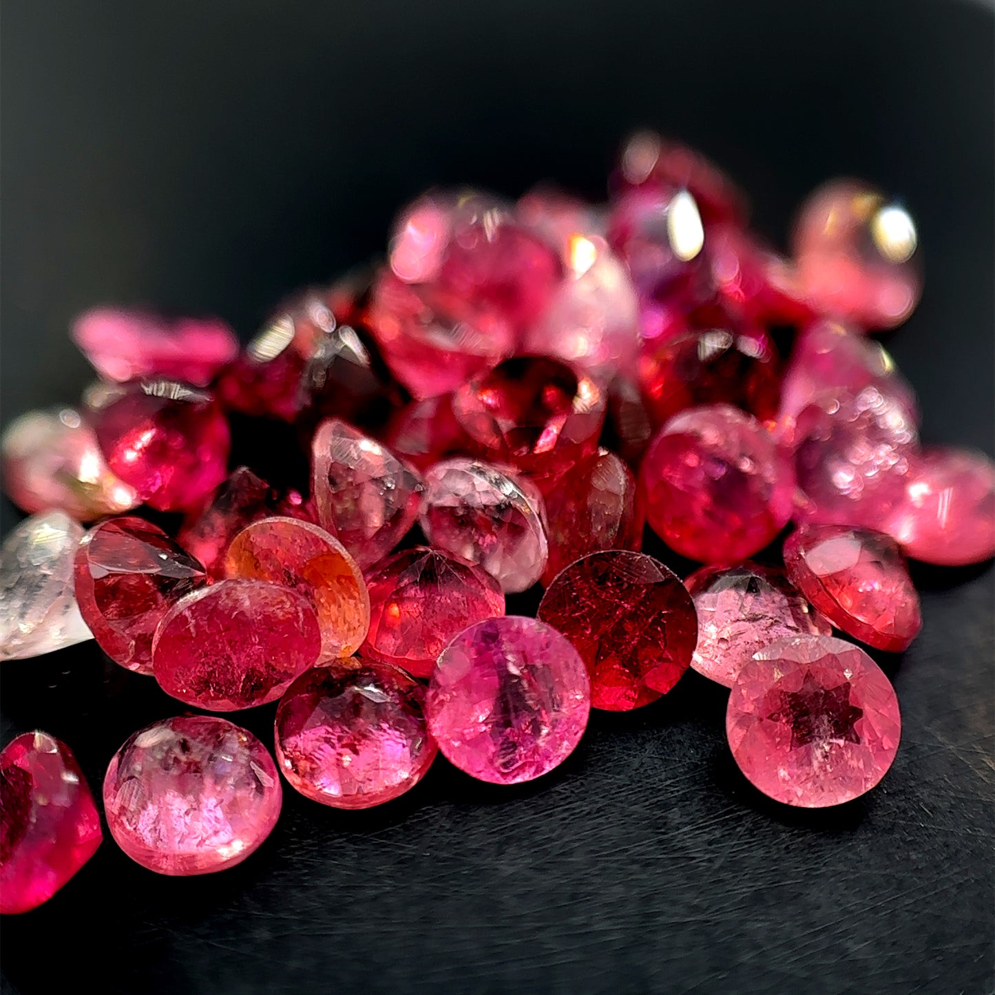 TURMALINA ROSA CORTE REDONDO 1.9 - 5.1 MM