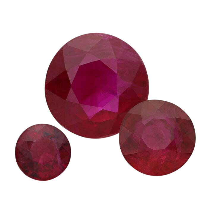 RUBI INDIA CORTE REDONDO 4 , 4.5 Y 5 MM