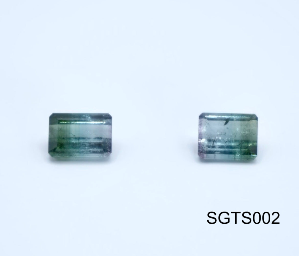 PAR DE TURMALINA 9.61 CTS 11.05 X 8 MM