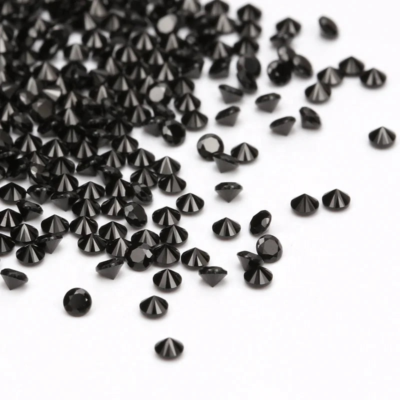 MOISSANITA BLACK REDONDA 1 - 3 MM