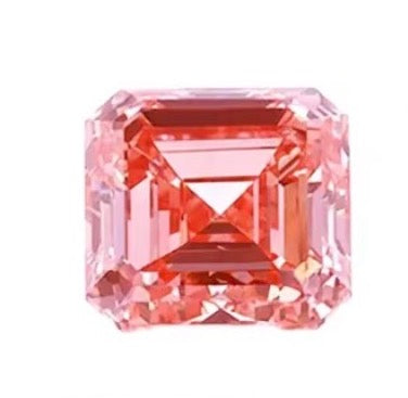 DIAMANTE DE LABORATORIO IGI FANCY VIVID PINK CORTE ASSCHER