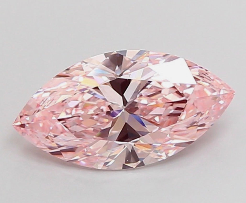 DIAMANTE DE LABORATORIO IGI FANCY VIVID PINK CORTE MARQUISSE