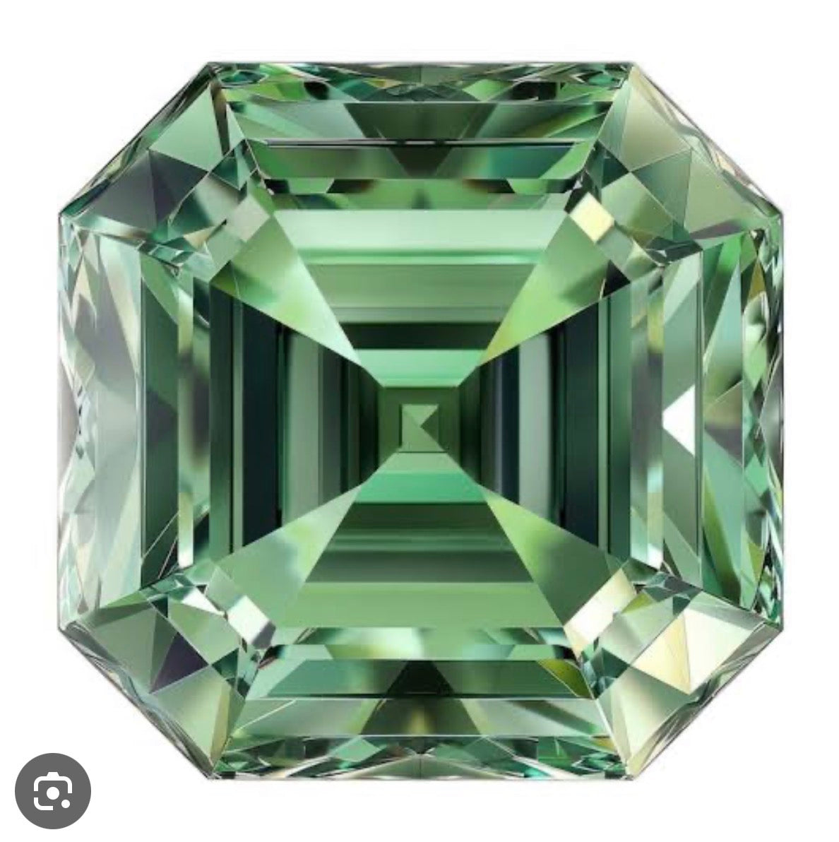 DIAMANTE DE LABORATORIO IGI FANCY VIVID GREEN CORTE ASSCHER