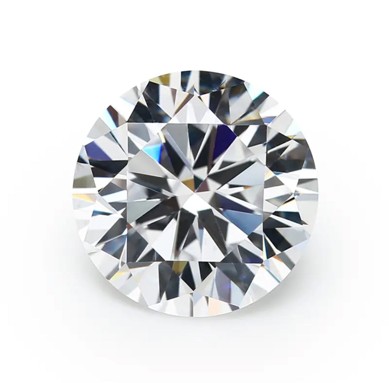 MOISSANITA CORTE REDONDO 4 CT 10 MM