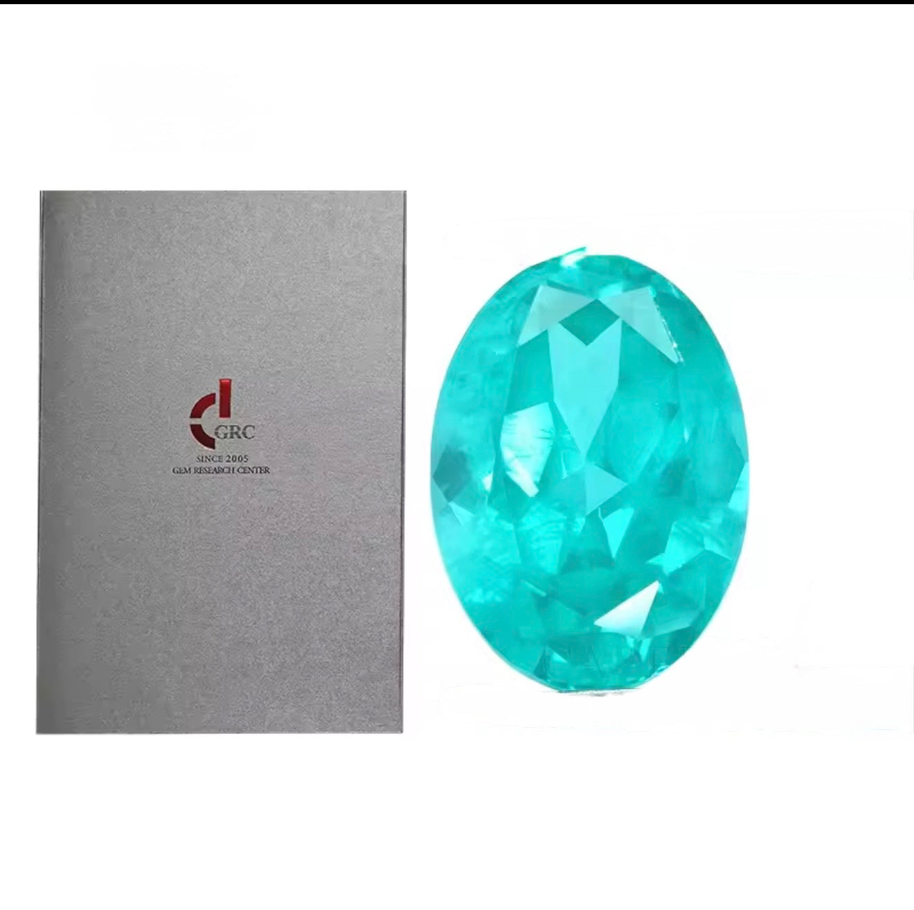 PARAIBA LAB GRC NEON BLUE CORTE OVAL 11 X 9 MM