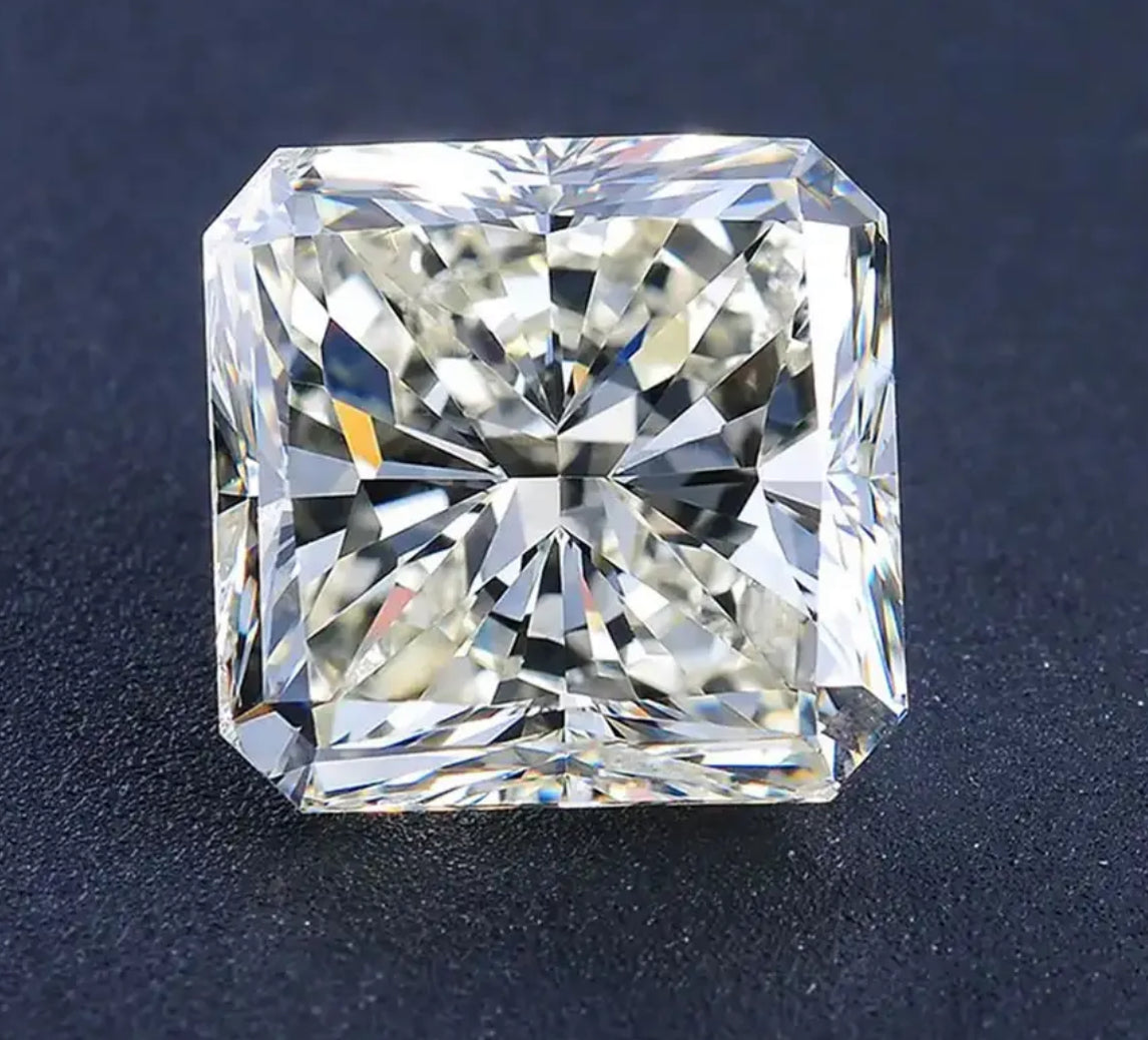 MOISSANITA CORTE ASSCHER 3CT 8.5X8.5MM