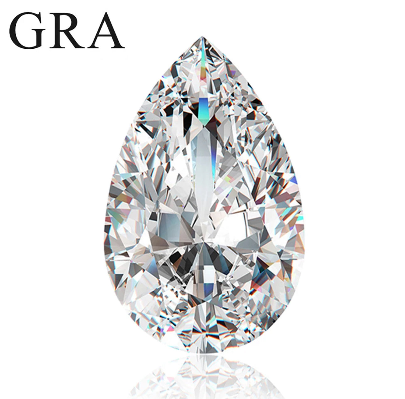 MOISSANITA CORTE PERA 5 CT 9X13 MM