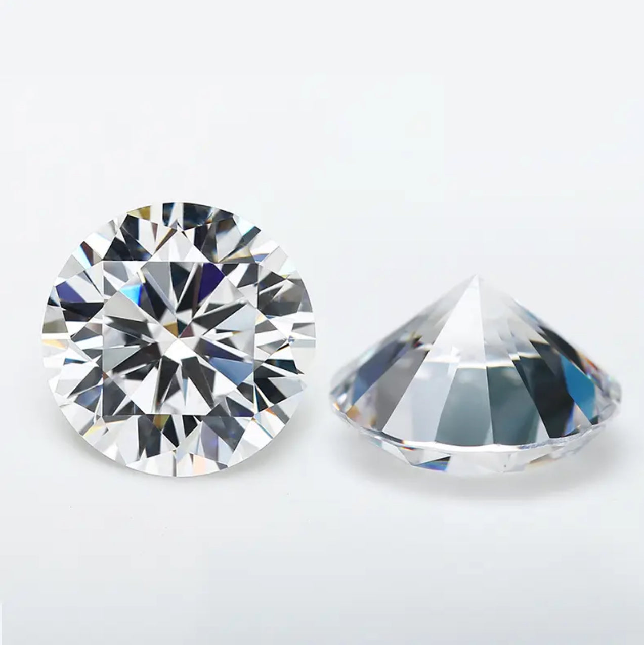 MOISSANITA CORTE REDONDO 1.50 CT 7.5 MM