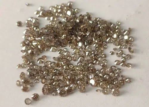 DIAMANTE BRILLANTE CHAMPAGNE SI1 1.25 A 3 MM