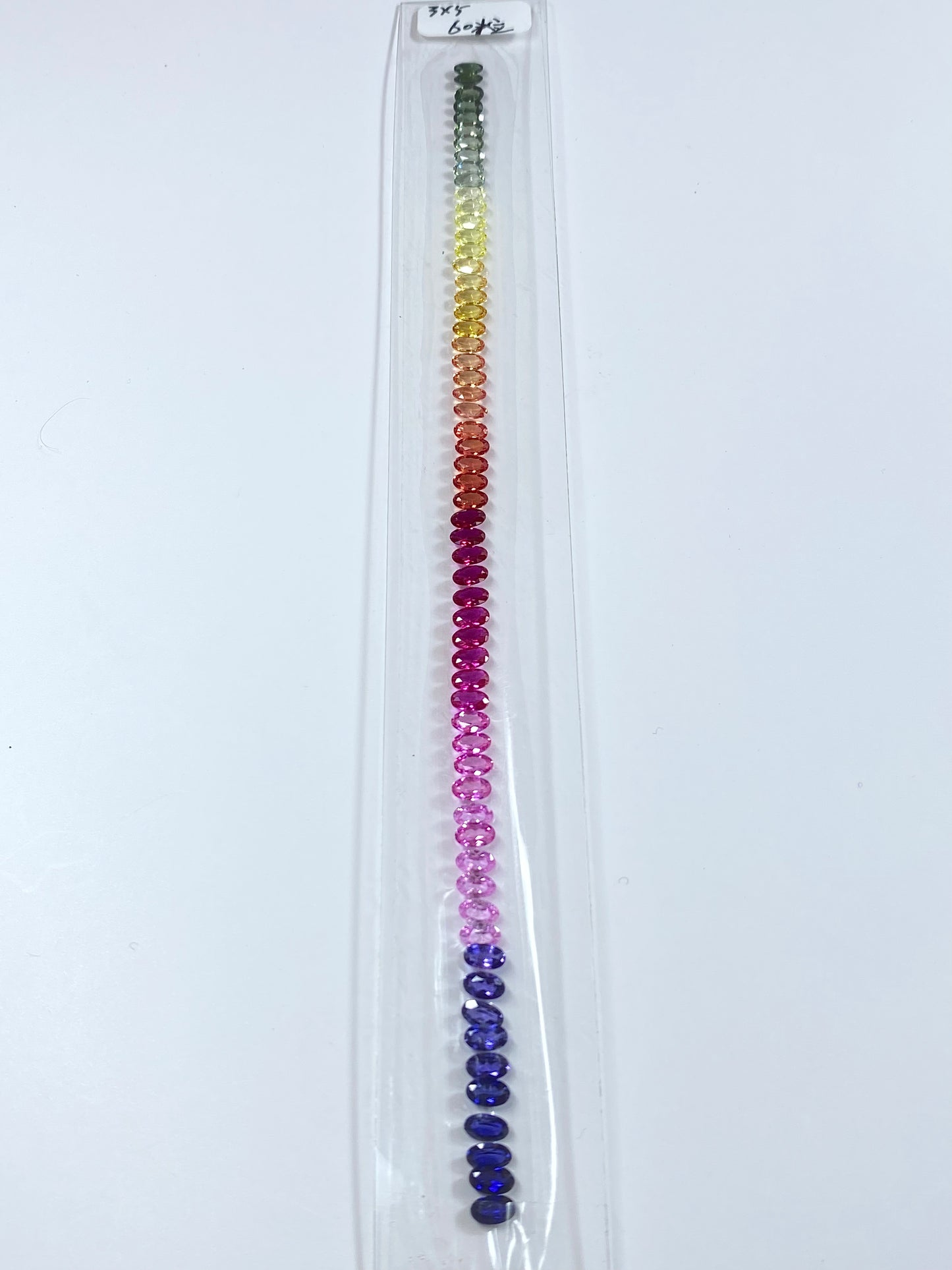 ZAFIRO RAINBOW LAB OVAL 3 X 5 MM