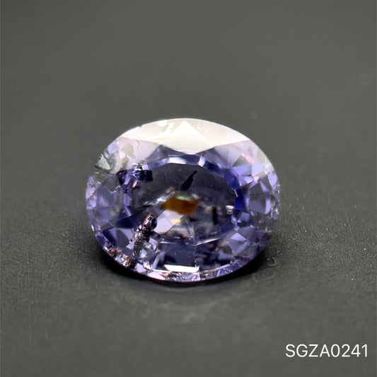 ZAFIRO VIOLET CORTE OVAL 1.865 CT 6.6 x 7.9 MM