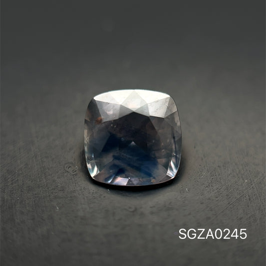 ZAFIRO BICOLOR CORTE CUSHION 1.055 CT 5.7 X 5.7 MM