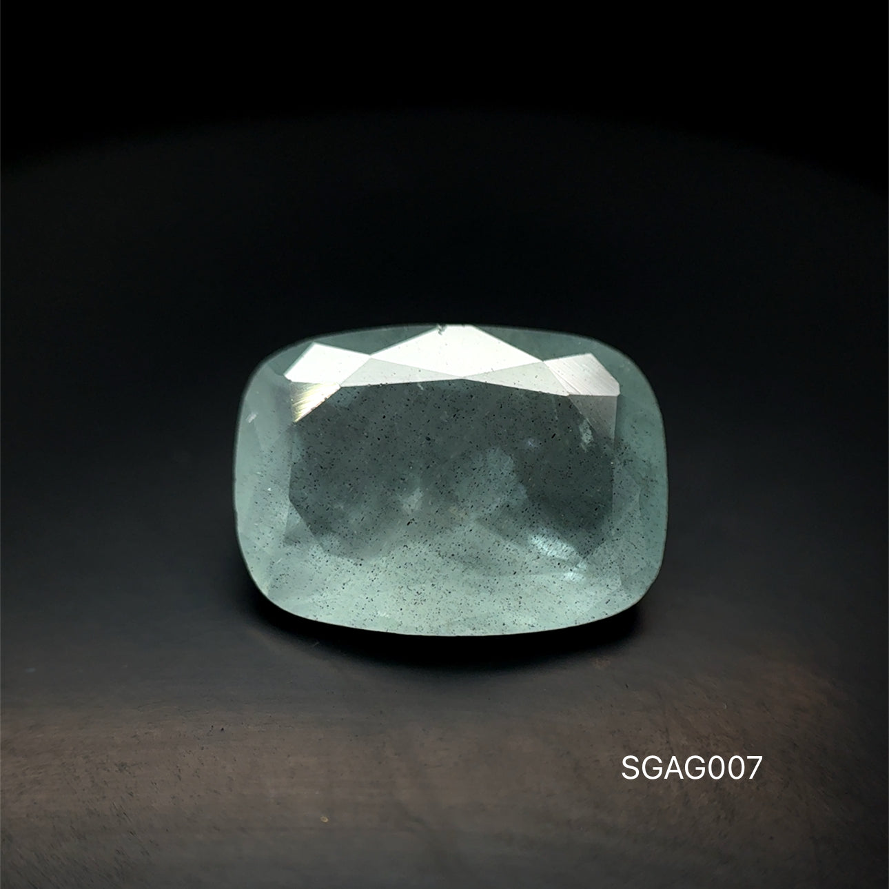 AGUAMARINA CORTE CUSHION ALARGADO 6.98 CT 14.7 X 10.6 X 6.5 MM