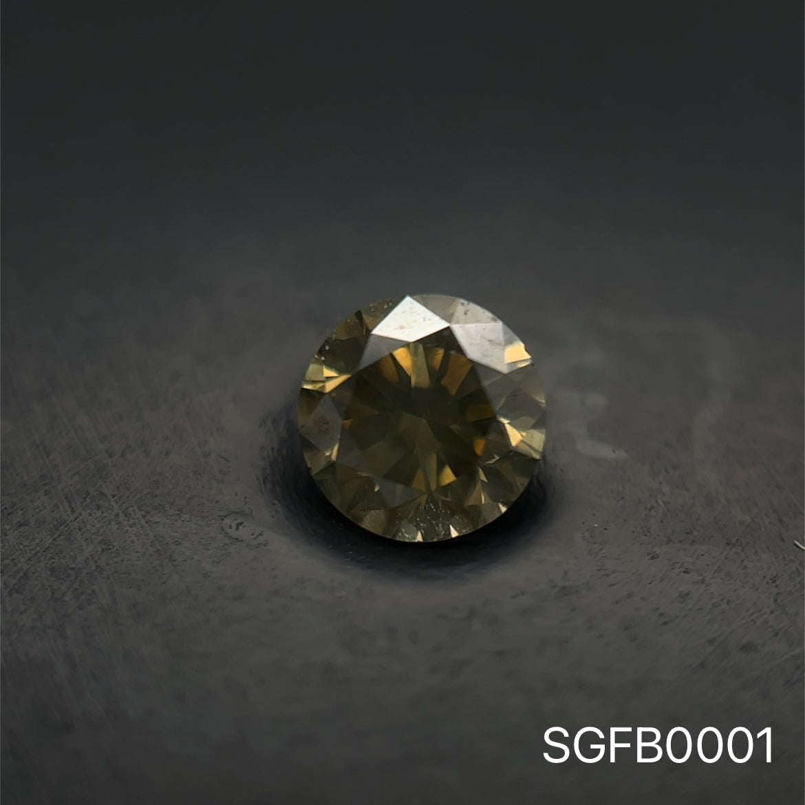 DIAMANTE FANCY BROWN REDONDO 0.505 CTS