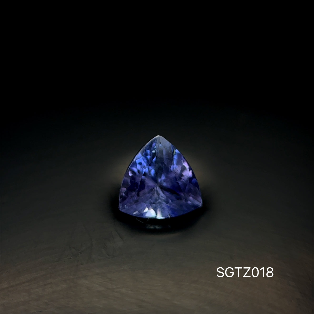 TANZANITA CORTE TRILLON / 1.34 CT/ 7.08 X 7.07 MM