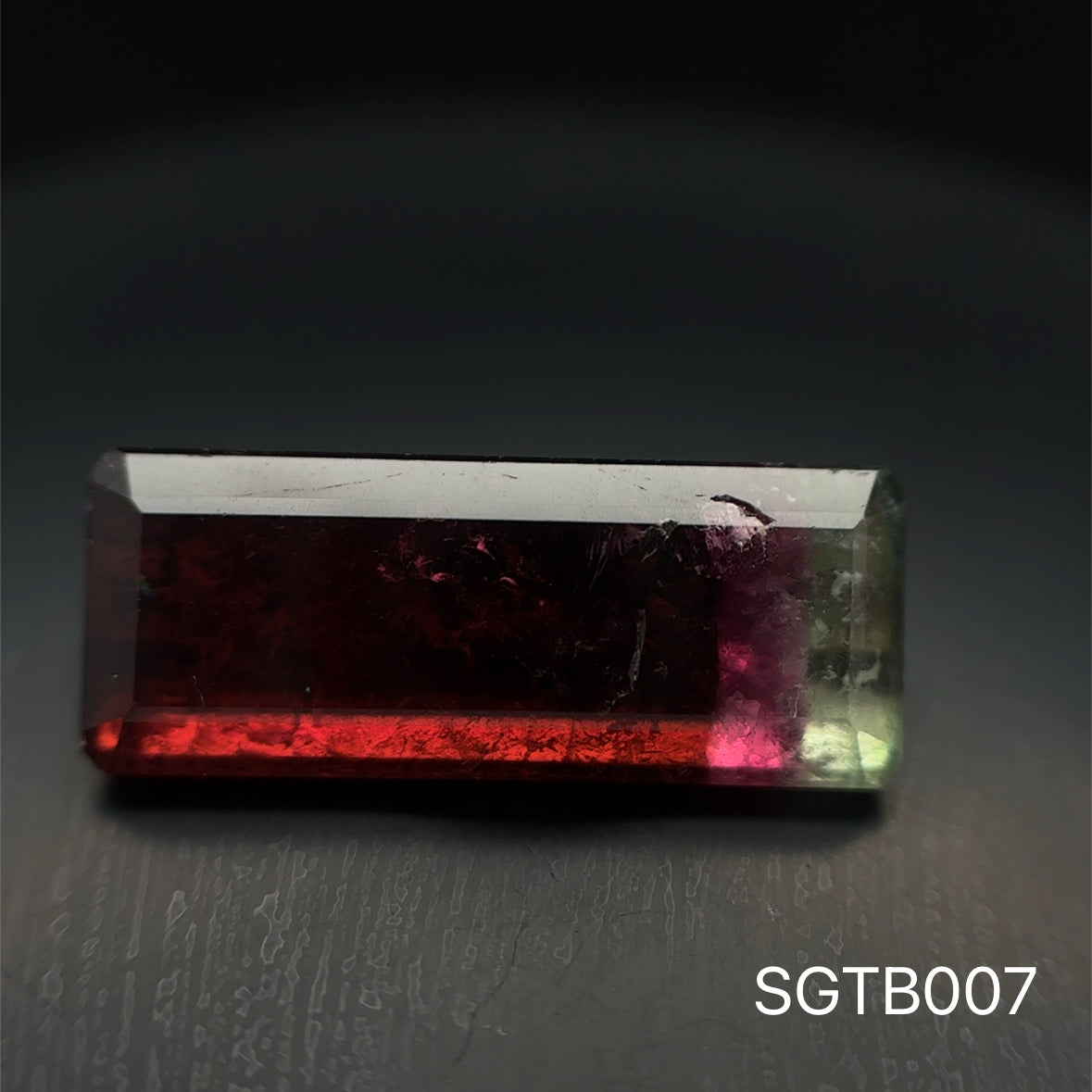 TURMALINA BICOLOR 8.775 CTS 7.98 X 20.04 MM