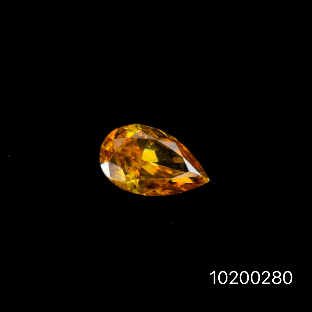 DIAMANTE FANCY DARK YELLOW PERA 0.110 CTS