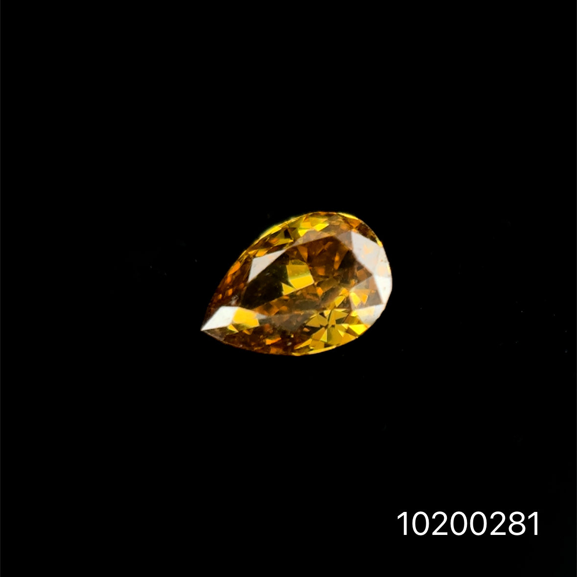 DIAMANTE FANCY DARK YELLOW 0.160 CTS