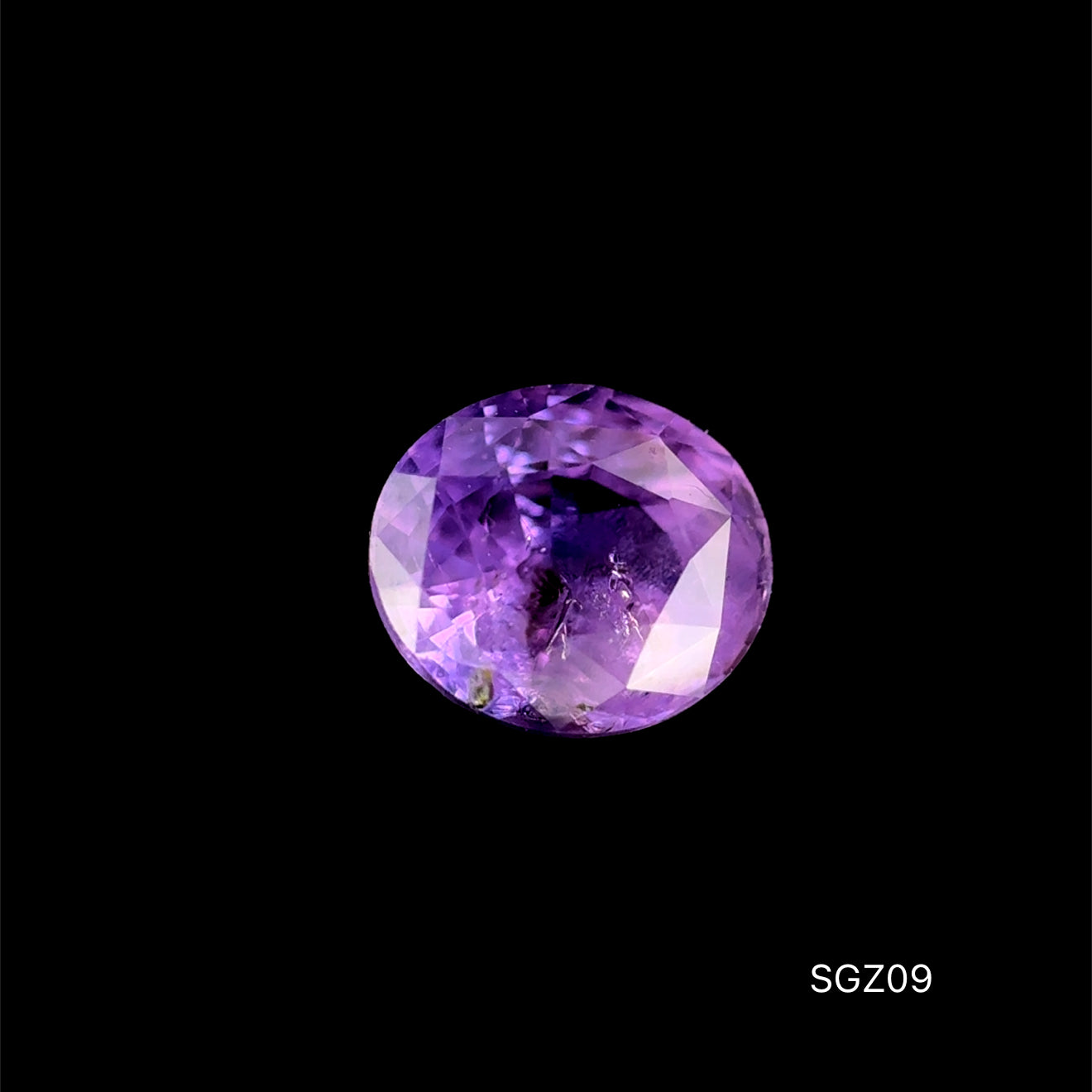 ZAFIRO MORADO CORTE OVAL 0.755 CTS 5.49 X 4.7 MM
