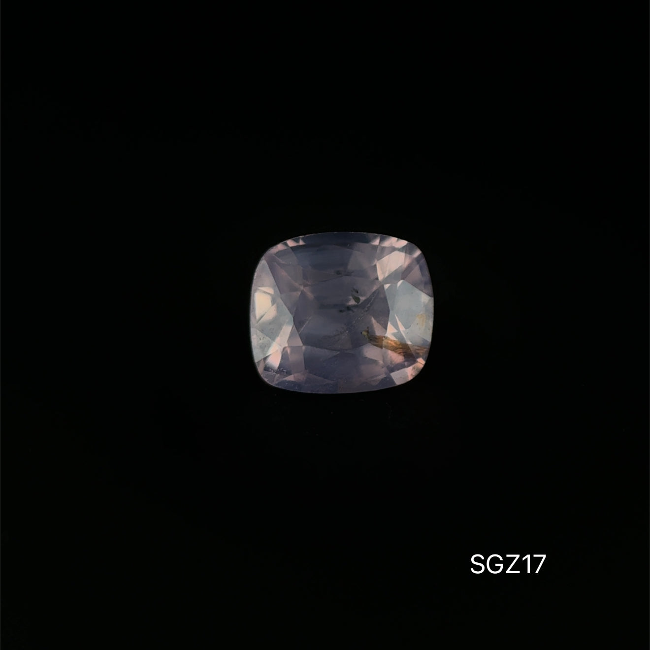 ZAFIRO ROSA CUSHION ALARGADO 0.400 CTS 4.20 X 3.63 MM