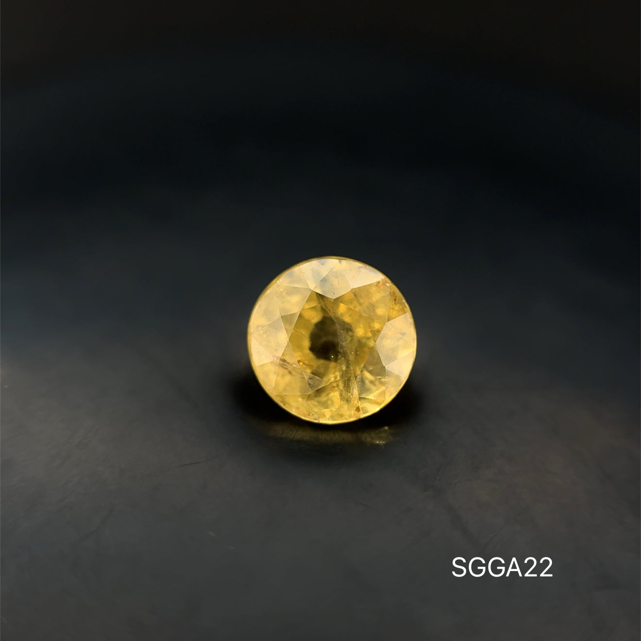 GRANATE AMARILLO REDONDO 2.16 CT / 7.37 MM