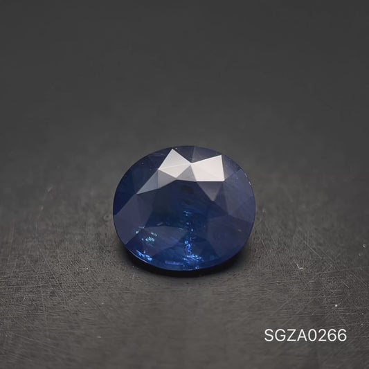 ZAFIRO OVAL 1.715 CTS 7.1 X 6.3 MM