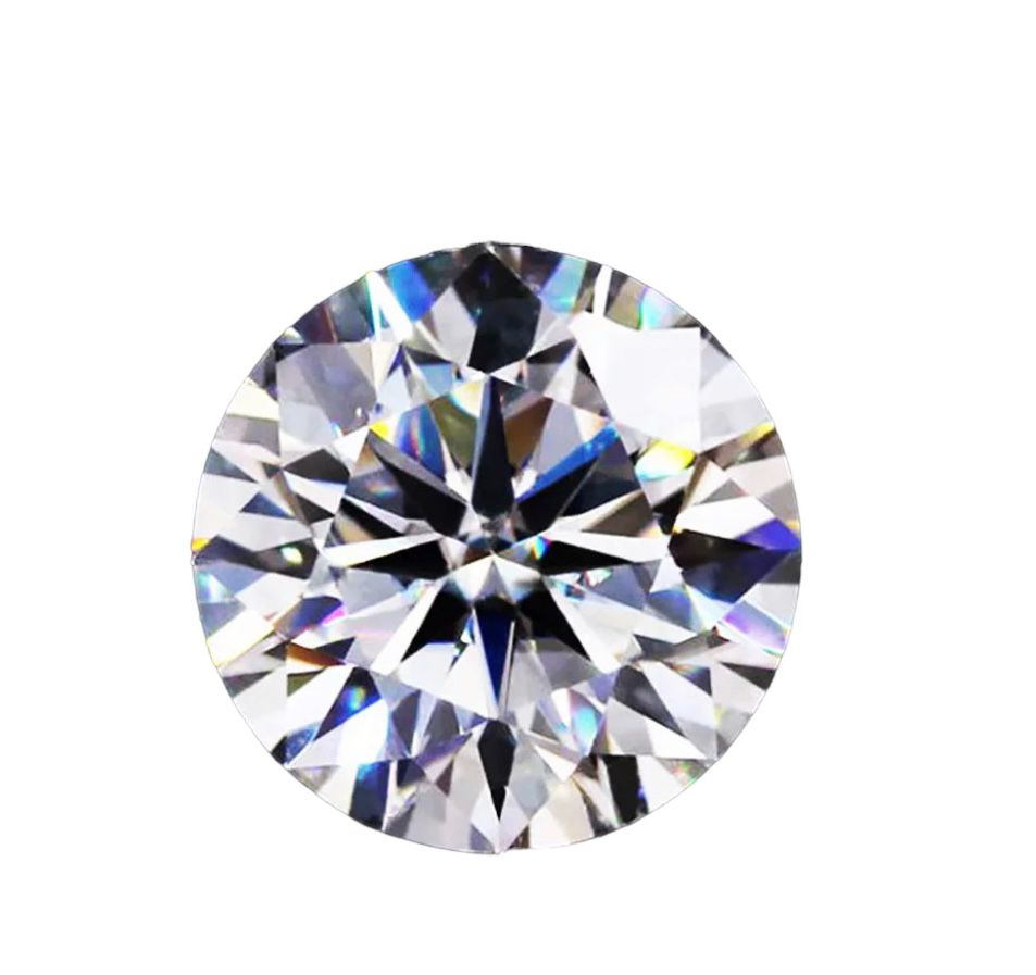 MOISSANITA CORTE REDONDO 0.50 CT 5 MM