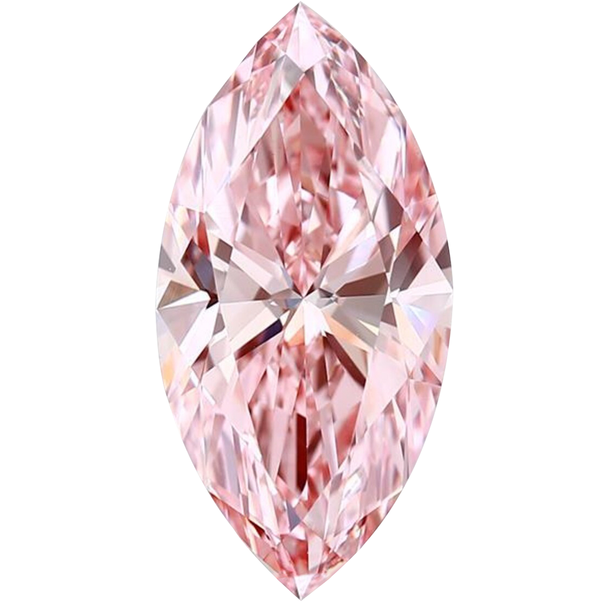 DIAMANTE DE LABORATORIO IGI  FANCY VIVID PINK CORTE MARQUISSE