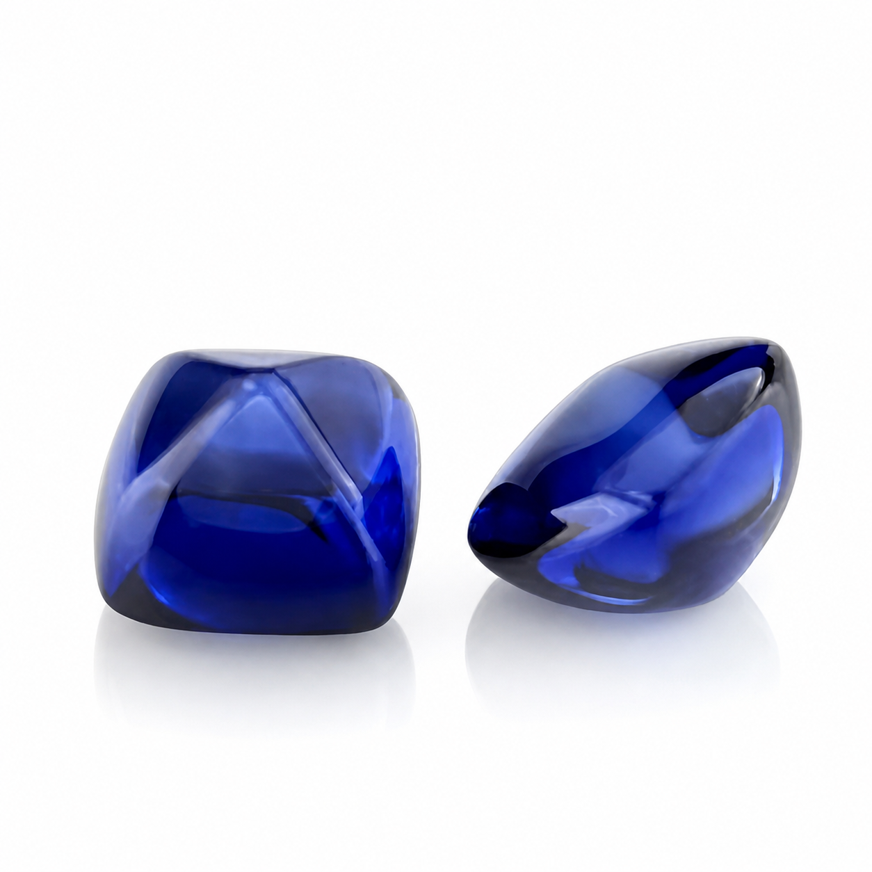 ZAFIRO   LAB CORTE SUGGAR 5X5 , 8X8 , 10X10 MM