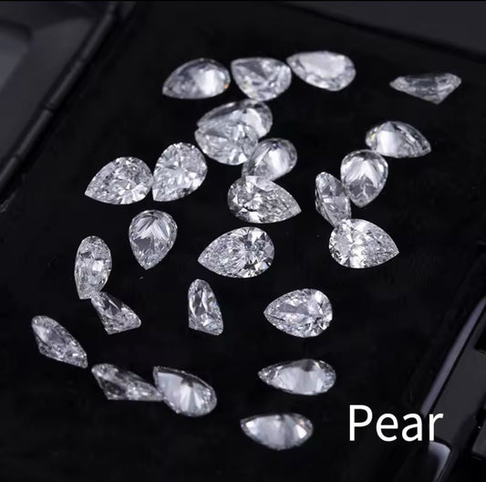 DIAMANTE LAB PERA 3 X 4 MM D VVS1