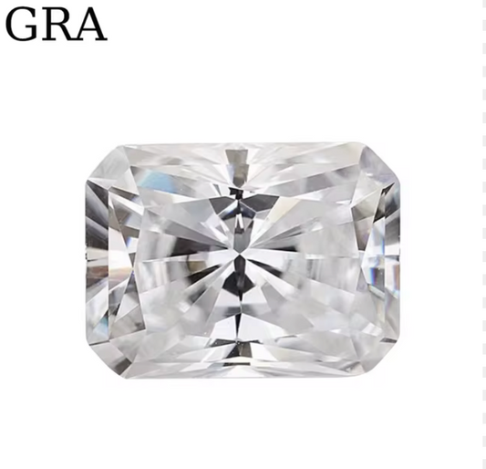 MOISSANITA CORTE RADIANTE 2 CTS 6X8MM