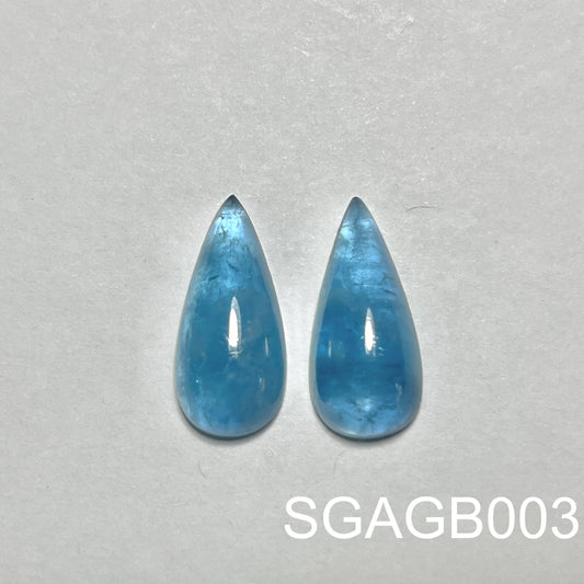 AGUAMARINA 30.450 CTS 26.1 X 12.21 MM