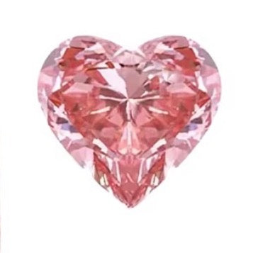 DIAMANTE DE LABORATORIO IGI  FANCY VIVID PINK CORTE CORAZÓN