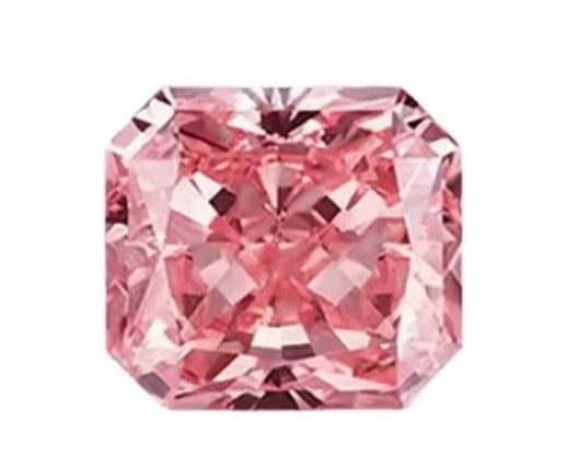 DIAMANTE DE LABORATORIO IGI  FANCY VIVID PINK CORTE RADIANTE