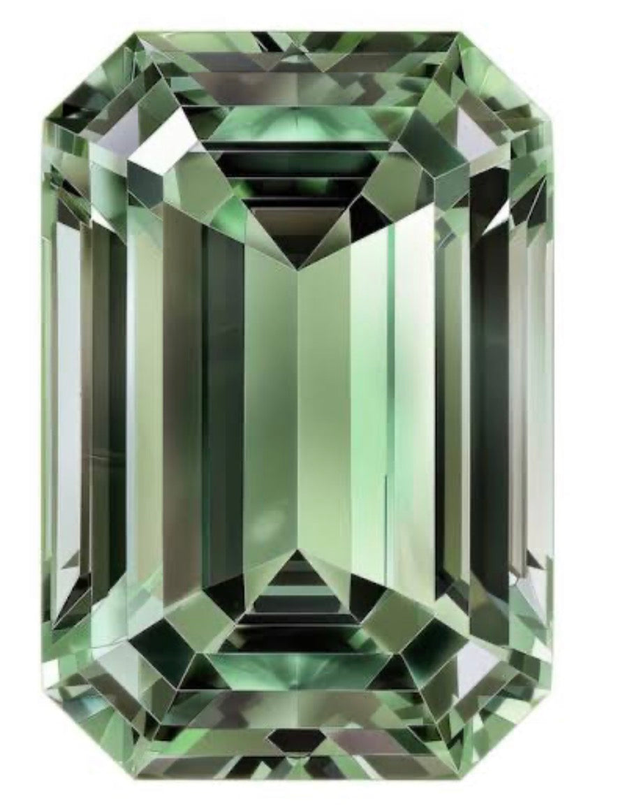 DIAMANTE DE LABORATORIO IGI  FANCY VIVID GREEN CORTE ESMERALDA