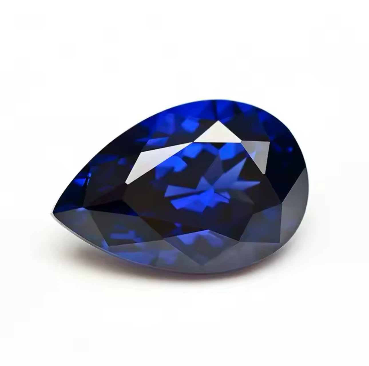 ZAFIRO LAB GROWN AGL CORTE PERA 1.5-1.9 CTS 6 X 9 MM
