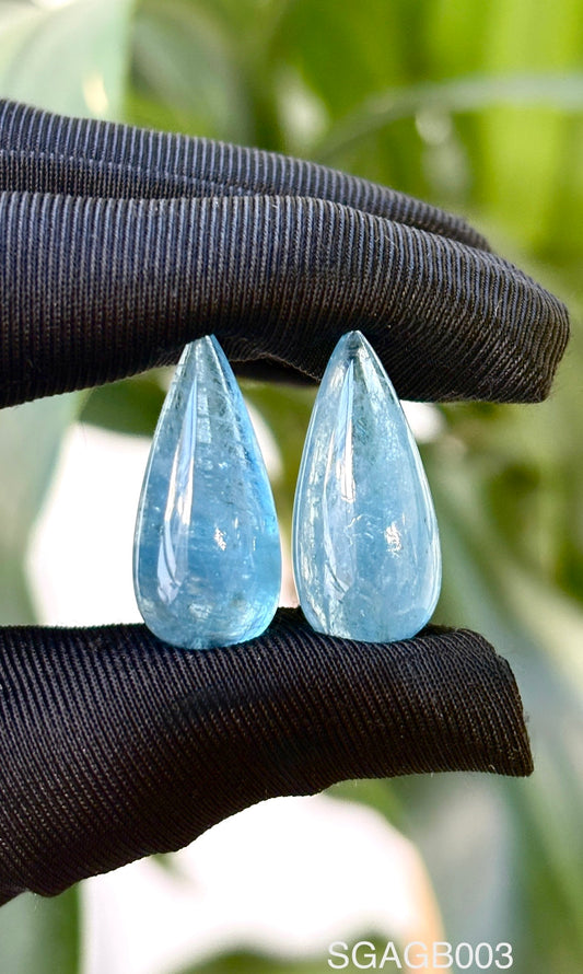 AGUAMARINA 30.450 CTS 26.1 X 12.21 MM