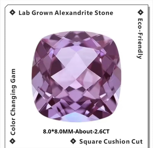 ALEJANDRITA LAB AGL CUSHION 8 X 8 MM