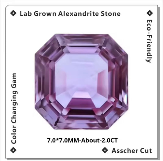 ALEJANDRITA LAB AGL ASSCHER 7 X 7