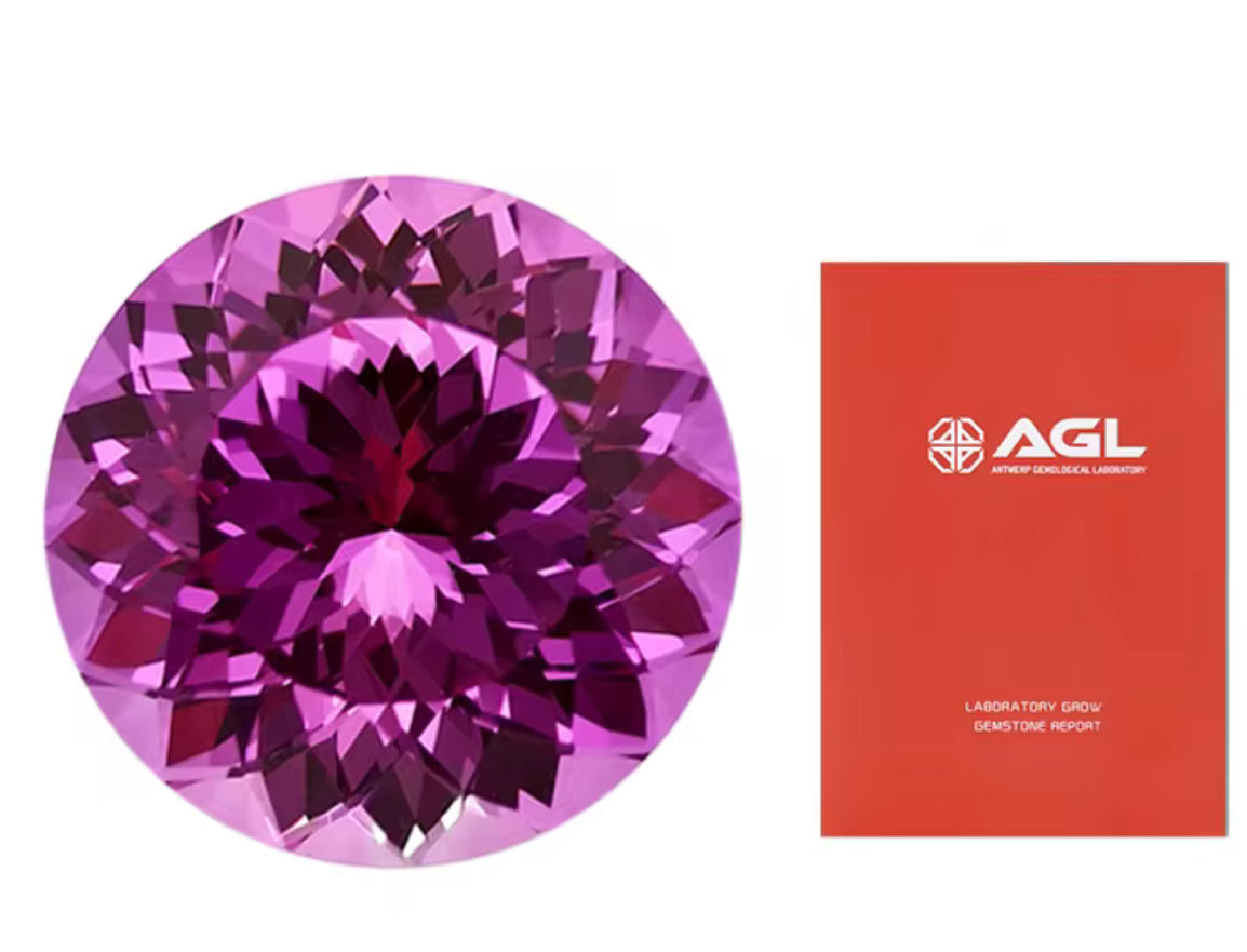 ZAFIRO PINK AGL REDONDO 6.5 MM