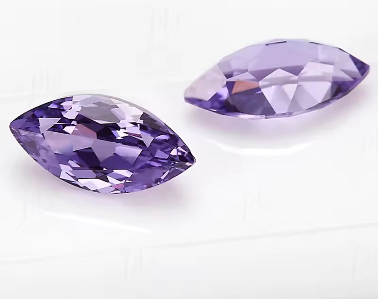 ZAFIRO LAB AGL PURPLE CORTE MARQUISSE 5.5 X 11 MM