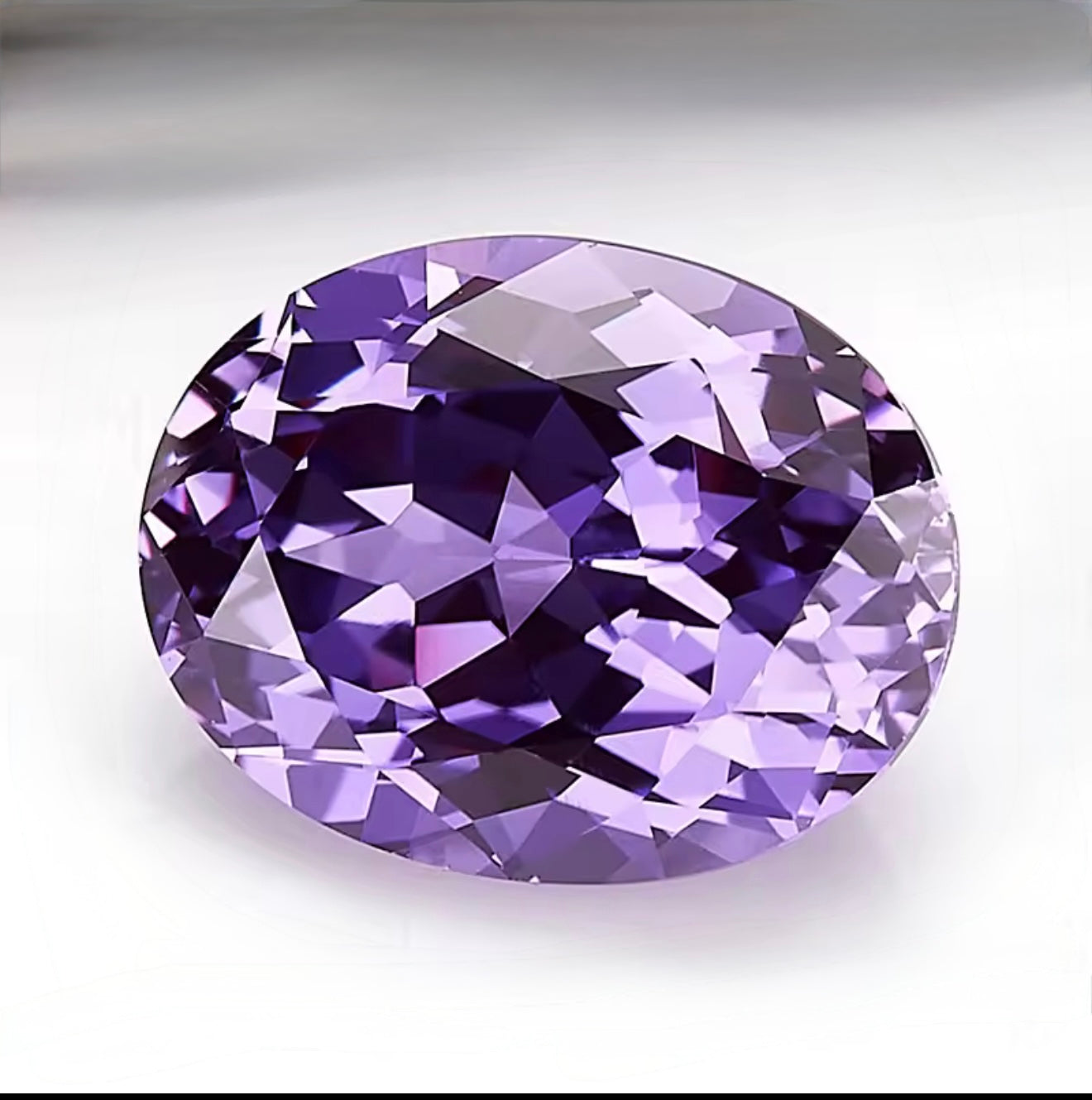 ZAFIRO PURPLE LAB AGL OVAL 7 X 10 MM