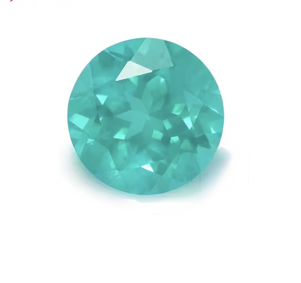 PARAIBA LAB AGL NEON BLUE CORTE BRILLANTE 8 X 8 MM