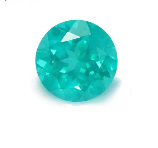 PARAIBA LAB AGL NEON BLUE CORTE BRILLANTE 8 X 8 MM