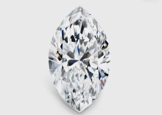 MOISSANITA CORTE MARQUISSE 0.50 CTS 4X8 MM