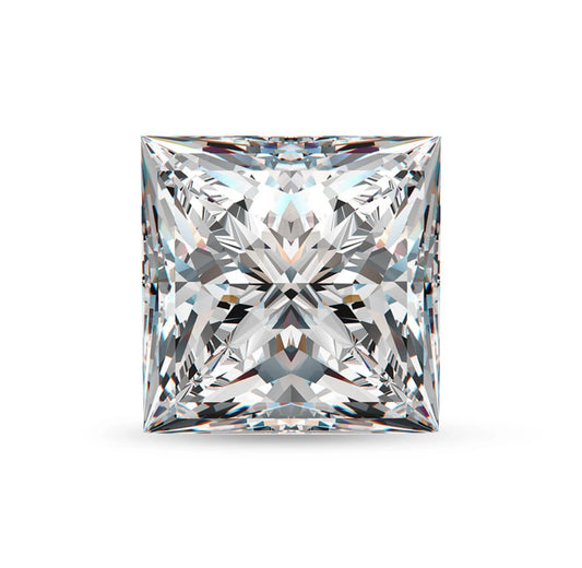 MOISSANITA GRA CORTE PRINCESS 0.50CT 4.5X4.5MM