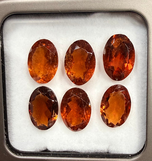 GRANATE OVAL LOTE 6 PIEZAS