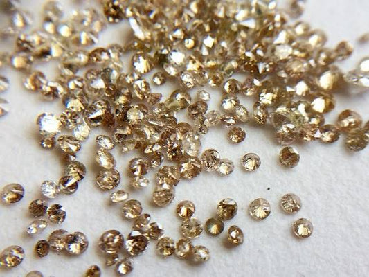 DIAMANTE BRILLANTE CHAMPAGNE SI1 1.25 A 3 MM