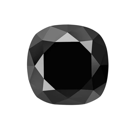 MOISSANITA NEGRA  CUSHION   DE 0.50 CTS A 5 CTS