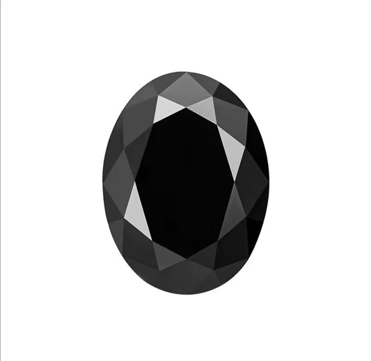 MOISSANITA NEGRA  OVAL   DE 0.50 CTS A 5 CTS